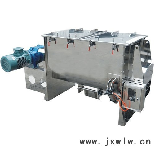 廠家直供 臥式螺帶混合機(jī) 不銹鋼混合機(jī) 飼料混合機(jī) 飼料混合設(shè)備 飼料加工成套設(shè)備
