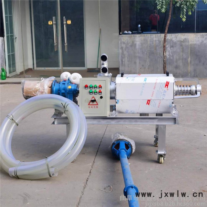 佳鑫水沖糞尿泡糞處理機(jī) 水切型固液分離機(jī) 養(yǎng)殖場用糞類固液分離設(shè)備