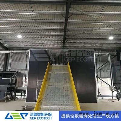 大藍(lán)桶破碎機(jī)工程案例 大型工業(yè)垃圾破碎機(jī)處置項(xiàng)目 工業(yè)垃圾粉碎設(shè)備