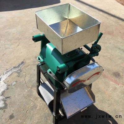 糧食粉碎設(shè)備 冠發(fā)小型豆子擠扁機 家用油坊 壓胚機