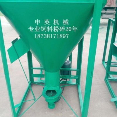 申英500型飼料粉碎混合機(jī)組  養(yǎng)殖設(shè)備 自動化設(shè)備 粉碎設(shè)備 飼料加工設(shè)備  飼料粉碎攪拌一體機(jī) ** 歡迎選購