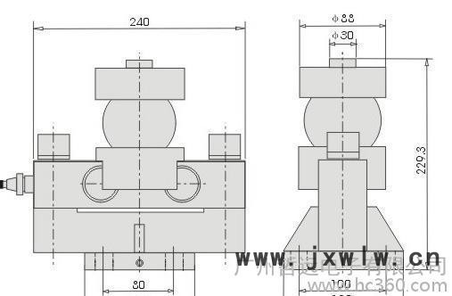 地磅用CZY110柱式稱重傳感器/汽車衡器配套稱重傳感器