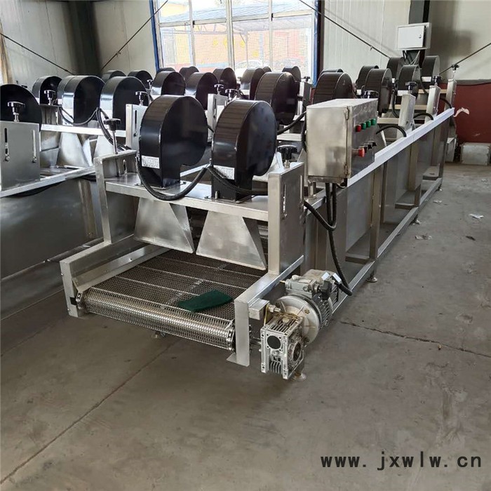 帶式干燥設(shè)備 雙排風(fēng)機(jī)吹干機(jī) 豆干包裝袋風(fēng)干機(jī) 景翔牌