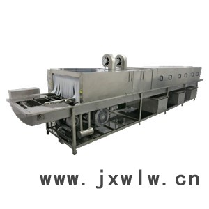 一體式噴淋清洗機 通過式清洗干燥設備  軸瓦連續(xù)清洗線 菱度超聲