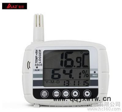 臺(tái)灣衡欣AZ8808溫濕度記錄儀 高精度 溫濕度記錄器USB