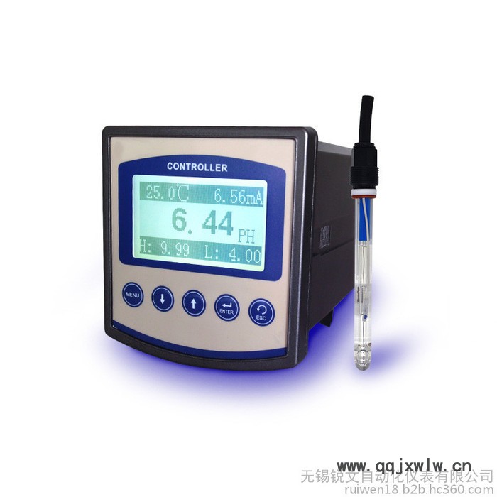 無錫銳文 pH計工業(yè)酸度計污水自來水酸堿度 ph/ORP分析儀 在線pH計 工業(yè)ph計電極