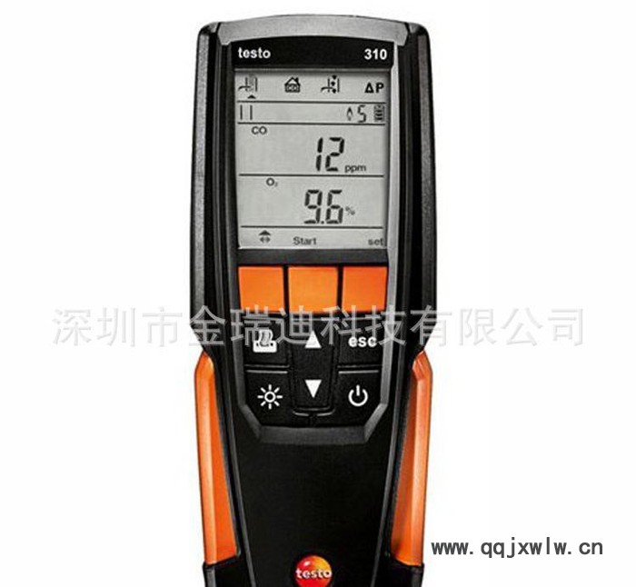testo 310煙氣分析儀  德圖310煙氣分析儀套裝1（不帶打印機(jī)）