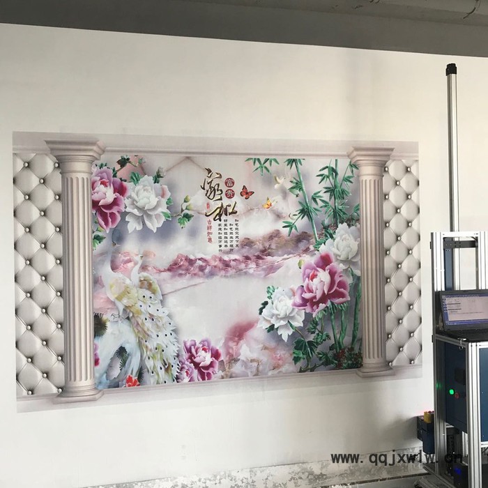 創(chuàng)業(yè)設(shè)備3d廣告壁畫壁紙打印機 3d墻體噴繪彩繪機墻面繪畫機