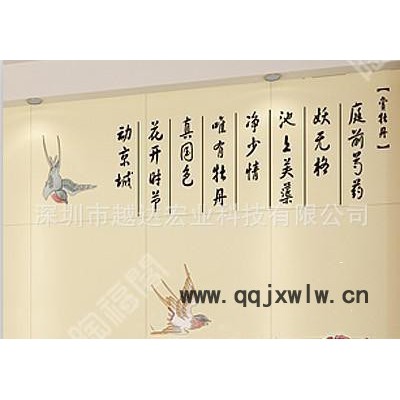 瓷磚背景墻UV噴繪機(jī)生產(chǎn),玻璃隔斷門(mén)打印3D圖案,印花機(jī)器