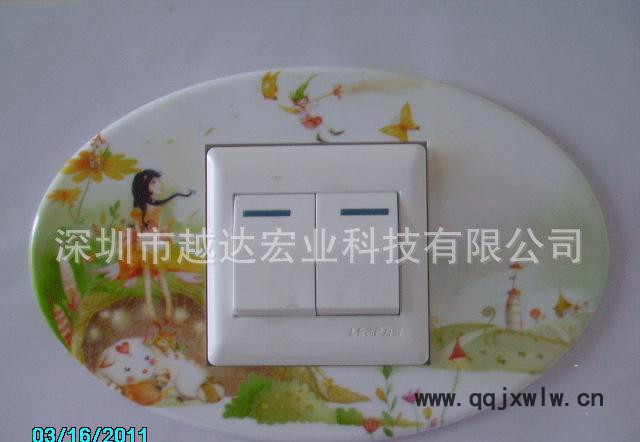 PVC開關貼打印機 多少錢 溫州ABS面板UV彩印設備 塑料3D印花機