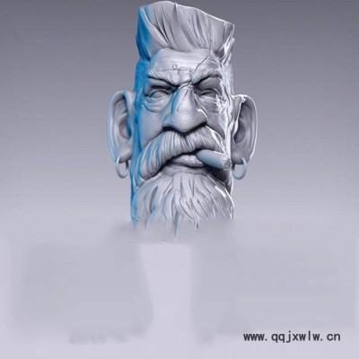 東莞3D打印定制 工藝禮品老人頭像手板模型SLS設(shè)計打樣 順豐包郵