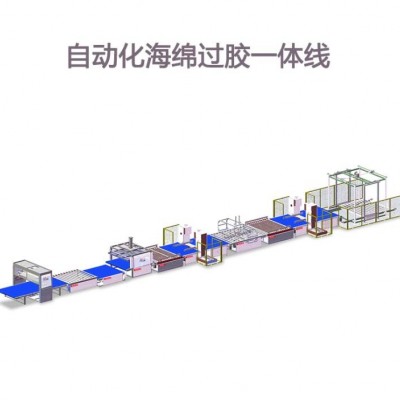 廠家生產(chǎn)海綿床墊噴膠線粘合設(shè)備生產(chǎn)線 定制床墊滾膠機(jī)