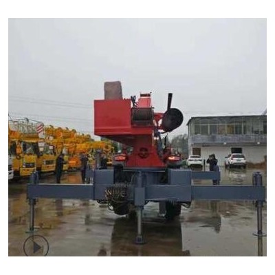 多功能拖拉機(jī)旋挖機(jī) 廠家定制拖拉機(jī)吊樹挖坑打樁旋挖機(jī)