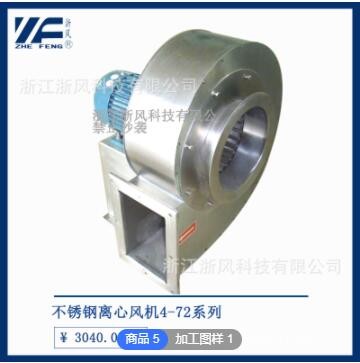 浙風(fēng)機(jī)4-72系列不銹鋼離心風(fēng)機(jī)管道引風(fēng)機(jī)抽風(fēng)機(jī)環(huán)保廢氣處理器