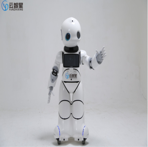 房地產(chǎn)售樓大廳智能商務(wù)迎賓講解客服機(jī)器人 激光導(dǎo)航行走機(jī)器人