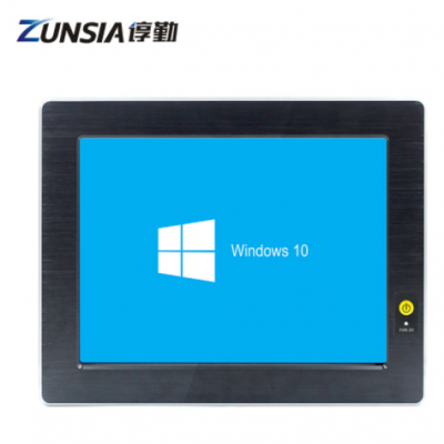 諄勤J1900 I7-5500U 10.4寸嵌入式觸摸一體機(jī)超薄工業(yè)平板電腦