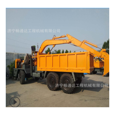 廠家直銷農(nóng)用四不像隨車挖10噸 360°旋轉(zhuǎn)車載式挖掘機