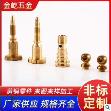 非標(biāo)銅件車削精密小銅件自動車床數(shù)控黃銅銷釘零配件五金銅件