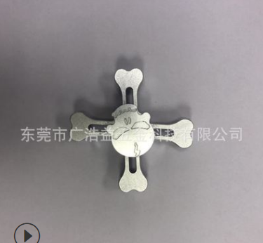 東莞廠家直供CNC數(shù)控車銑鋁合金鬼頭指尖陀螺定制